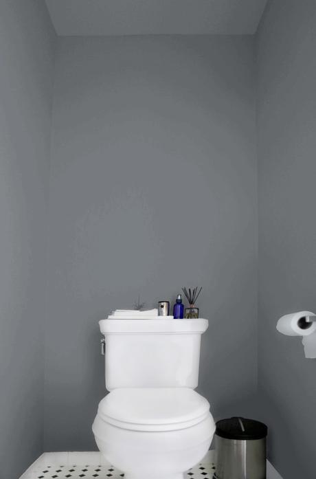 Un medio baño se transforma con pintura Sabrina Soto's powder room mini makeover / Transformación de un medio baño con pintura