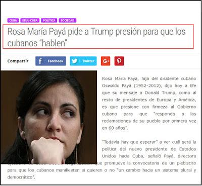 Rosa María Payá llama a la violencia en Cuba [+ imágenes]