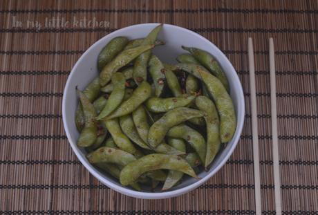 Edamame picante