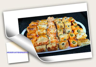 SALADITOS DE HOJALDRE VARIADOS