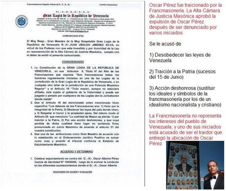 Exclusiva: Fuentes venezolanas aseguran que documento sobre la expulsión de Óscar Pérez es falso