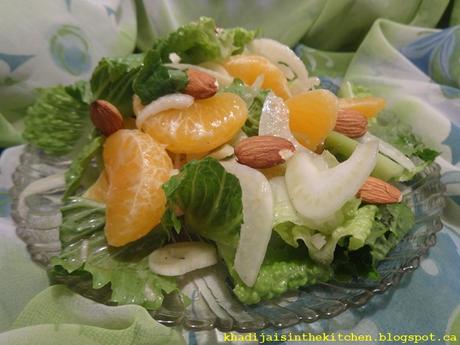 SALADE DE FENOUIL ET CLEMENTINE / FENNEL AND CLEMENTINE SALAD / ENSALADA CON HINOJO Y CLEMENTINA / سلطة الشمر (البسباس) و الكليمنتين