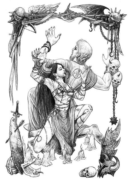 Ilustraciones de Main Gauche para Zweihänder RPG