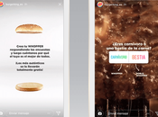 Burger King permite pedir hamburguesas través Instagram Stories