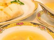 Sopa pescado patatas bacalao salsa mostaza (plato doble thermomix)