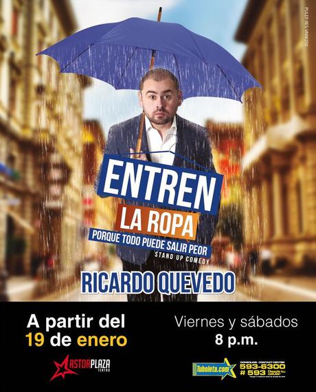 Porque el público lo pidió Ricardo Quevedo regresa al Astor Plaza