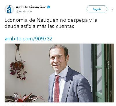 Economía de Neuquén no despega y la deuda asfixia más las cuentas