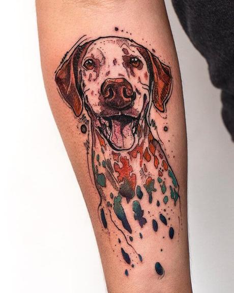 40 ideas de tatuajes de Perros (Parte 1)