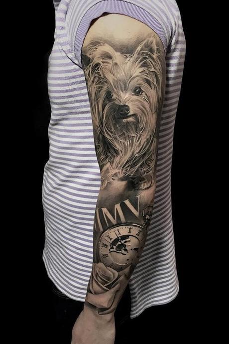 40 ideas de tatuajes de Perros (Parte 1)