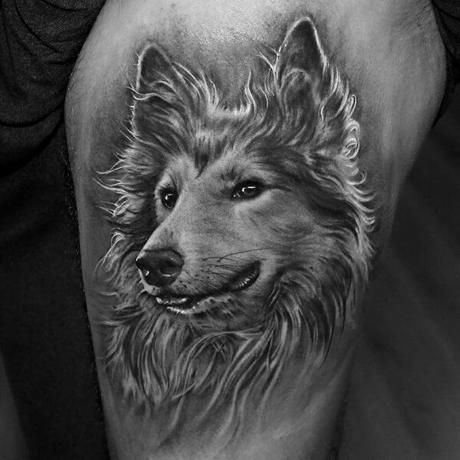 40 ideas de tatuajes de Perros (Parte 1)