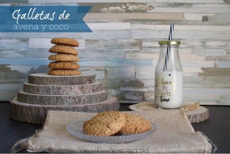 Galletas de avena y coco