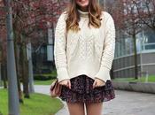 Outfit maxi jersey falda flores