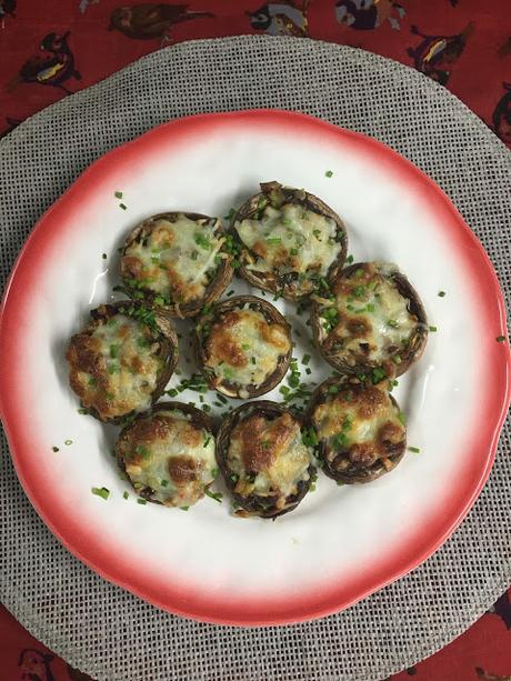 Champiñones Rellenos De Chorizo Y Queso Champiñones Rellenos De Chorizo Y Queso