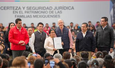 BENEFICIARÁ EDOMÉX CON ESCRITURAS A MÁS DE 15 MIL FAMILIAS ESTE AÑO
