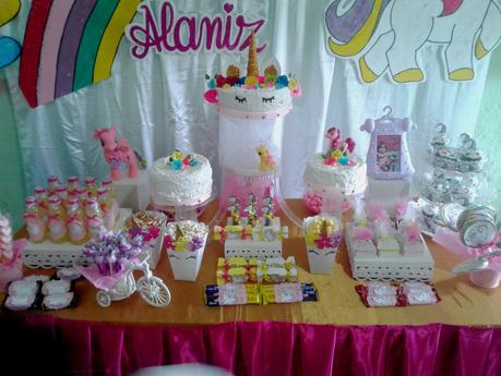 👶 🎈 🍰  🍭 DECORACIÓN FIESTA INFANTIL UNICORNIO 👶 🎈 🍰  🍭