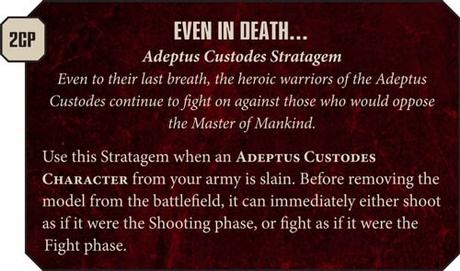 Nazgûl y Custodes en Warhammer Community hoy