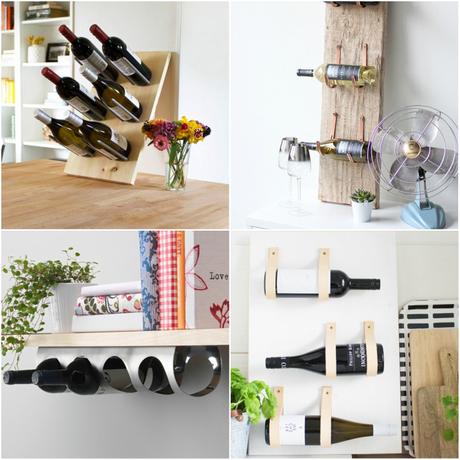 4 Botelleros handmade para los amantes del vino 4 Botelleros handmade para los amantes del vino