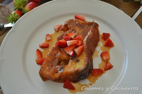 Torrija de Panettone con Jarabe de Miel y Naranja,59º Desafío en la Cocina Torrija de Panettone con Jarabe de Miel y Naranja,59º Desafío en la Cocina
