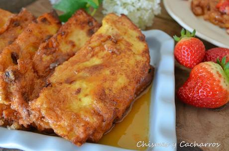 Torrija de Panettone con Jarabe de Miel y Naranja,59º Desafío en la Cocina Torrija de Panettone con Jarabe de Miel y Naranja,59º Desafío en la Cocina