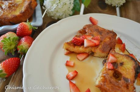 Torrija de Panettone con Jarabe de Miel y Naranja,59º Desafío en la Cocina Torrija de Panettone con Jarabe de Miel y Naranja,59º Desafío en la Cocina