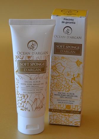 ¡SORTEO – el exfoliante facial “Ocean d’Argán – Soft Sponge d’Argán” de ARGAN OIL COSMETICS!