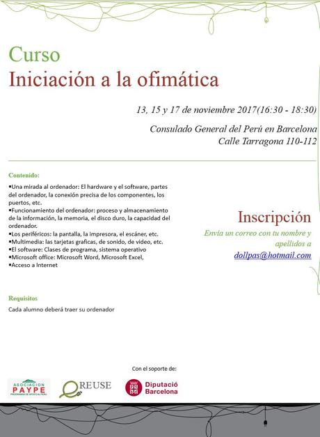 Consulado del Perú en Barcelona (Curso Ofimática)
