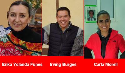 ERIKA FUNES ENCABEZA LISTA DE PRE CANDIDATOS EN TEXCOCO