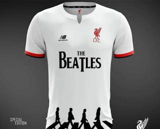 La Camiseta del LIVERPOOL de Los BEATLES