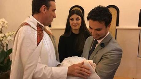 Piloto Mexicano bautiza a su primer hijo