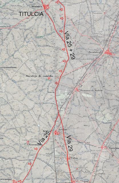 Via 29 del Itinerario de Antonino ( Laminium - Titulciam )