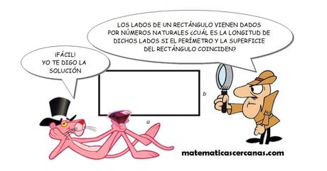 Solución del problema “El rectángulo de igual superficie y perímetro” Solución del problema “El rectángulo de igual superficie y perímetro”