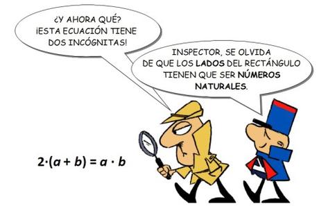 Solución del problema “El rectángulo de igual superficie y perímetro” Solución del problema “El rectángulo de igual superficie y perímetro”