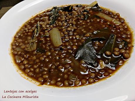 Lentejas con acelgas