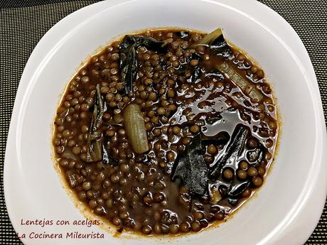 Lentejas con acelgas