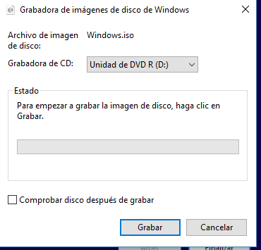 Como obtener un  disco  de arranque de W10 y no morir en el intento