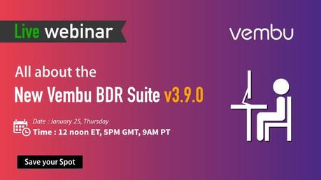 vembu 3.9 webinar