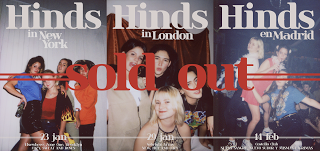 Hinds agotan entradas para sus private shows Hinds agotan entradas para sus private shows
