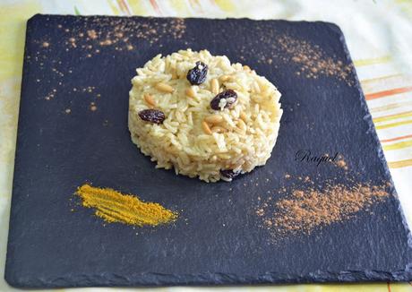 Arroz Hindú con Canela y Curry