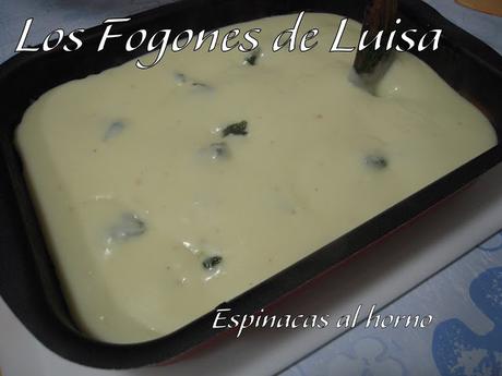 ESPINACAS AL HORNO