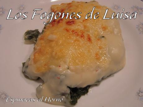 ESPINACAS AL HORNO