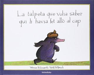 Cuentos Ilustrados – Cuentos Educativos: “The Storm Whale”, “En Floquet i el Llop”, “La talpeta que volia saber qui li havia fet allò al cap”, “Marcelina en la cocina”
