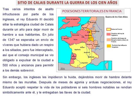 LOS BURGUESES DE CALAIS, TESTIGOS DE LA HISTORIA