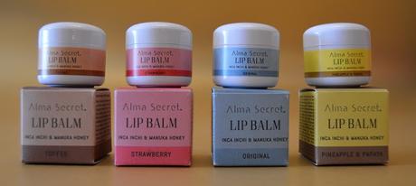 Los bálsamos labiales de ALMA SECRET