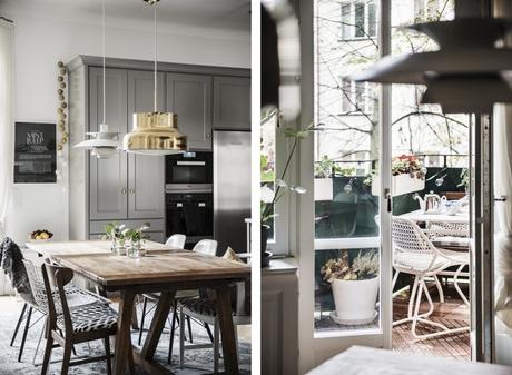 mezcla sillas interiorismo estilo nórdico diseño comedores decoración escandinava decoración comedores decoración cocinas 