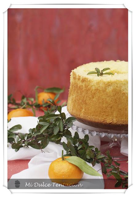 Chiffon Cake de Mandarina