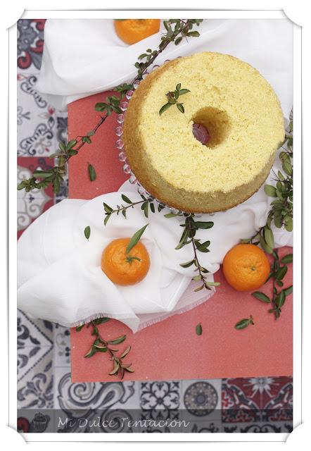 Chiffon Cake de Mandarina