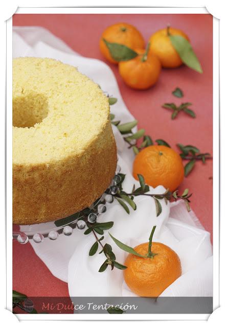 Chiffon Cake de Mandarina
