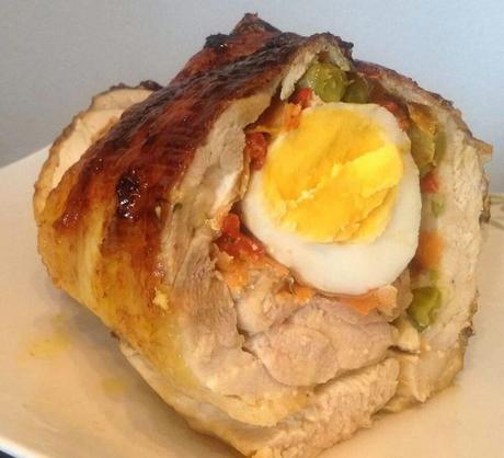 Arrollado de Pollo al Horno