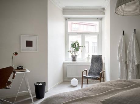 piso sueco muebles ikea interiores pequeños estilo escandinavo decoración nórdica decoración marrón decoración blanco 