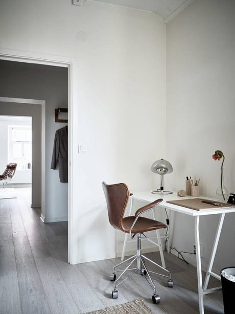 piso sueco muebles ikea interiores pequeños estilo escandinavo decoración nórdica decoración marrón decoración blanco 